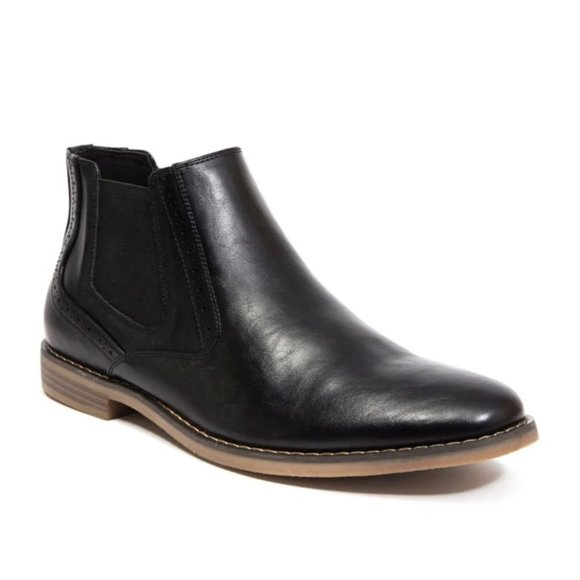 Deer Stags Mikey Chelsea Boot Black Size 9.5M. NIB